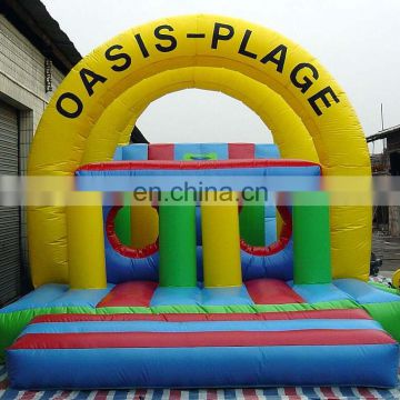 SUNWAY Cheap Inflatable Obstacle Course, Inflatable Pool Obstacle