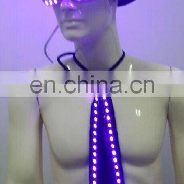 Amazing Masquerade dancing performance led suit led tie