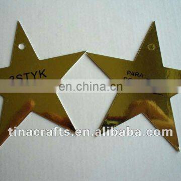 Gold paper hangtags