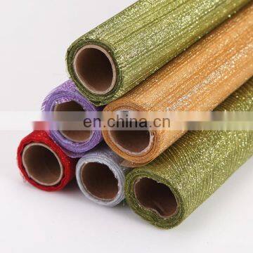 2015 Hot Sale Shiny Metal Fabric For Flower Wrapping