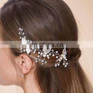 Amelie Handmade Wedding Hair Accessories Freshwater Pearl Bridal Hair Pins Bridesmaid Fashion Bobby Pins Favors photo-6