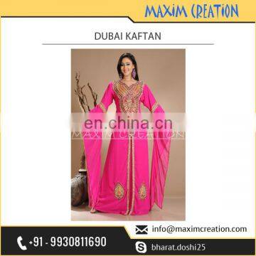 Arabian Kaftan/Wedding Gown Available in Stunning Pink Colour at Reliable Rate