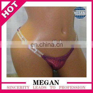 Hot sale small alloy rhinestone bikini connectors