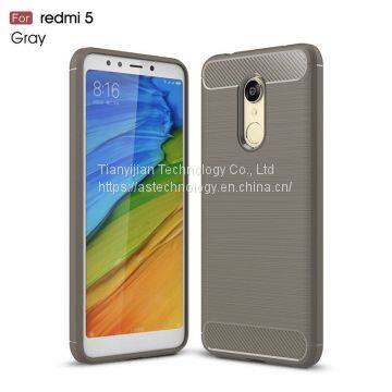 Hybrid Carbon Fiber Phone Cover Case For Xiaomi Redmi 5 Plus 5A 4A Note4X 32G photo-3