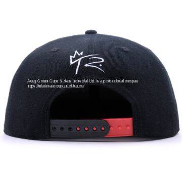 3D Embroidery Plain Snapback Hip-Hop Cap photo-4