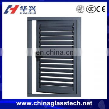 Novel design no glass environmental protecting profile opening aluminum shutter window