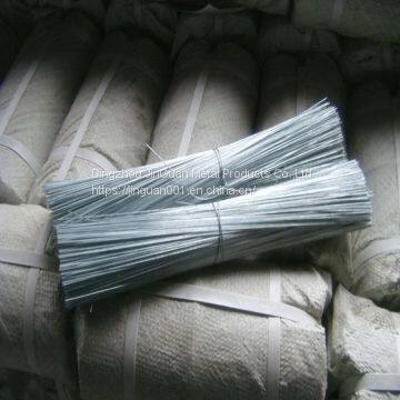 Galvanized straight cut wire