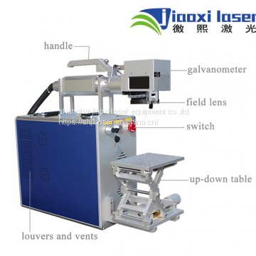 30W High quality Fiber laser marking machine for metal and part of non-metal use with RAYCUS laser source