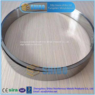 China Factory Direct Sale Pure Molybdenum Strip, High Purity Moly Belt