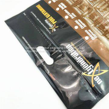 Custom-made Free-standing Pure Aluminum Composite Protein Powder Food Packaging Zipper Bag Delicious Hershey's Milk Chocolate photo-5