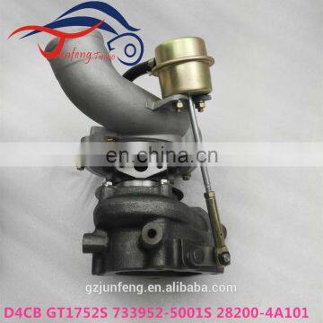 D4CB Engine Turbo GT1752S 733952-5001S 28200-4A101 Turbocharger for Kia Sorento, Hyundai photo-2