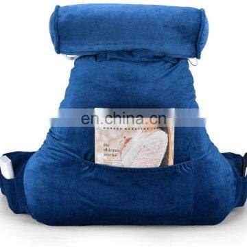 Reading Pillow, Includes 1 Extra Large Bed Rest TV Pillow With Shredded Memory Foam photo-4