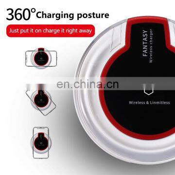 4 In 1 Charger Universal Wireless Charger Pad With Led Light Compatible All Support Qi Technology Mobile Phone Wireless Charger photo-3