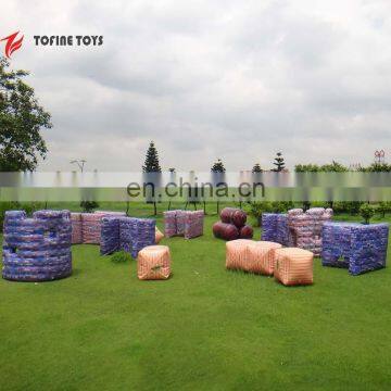 Inflatable X Shape Paintball Bunkers for Archery Tag Shooting Game