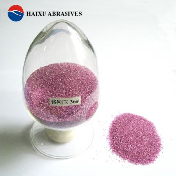 Ruby aluminum oxide grit FEPA 46 mesh