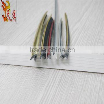 profile shaped metal pvc plastic edge cover strip trim mdf strips for decoration