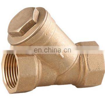 Y-filter female piston check valve