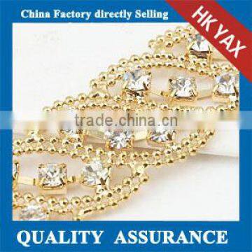 0516L crystal rhinestone bikini connector, rhinestone connector for bikini, rhinestone bikini connector