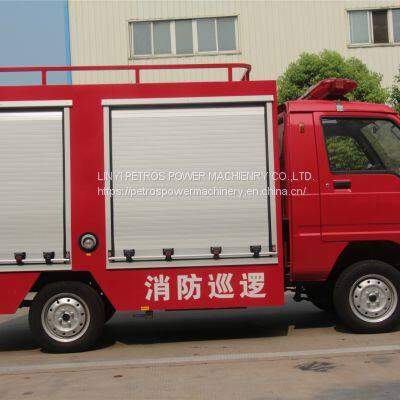 Electric Patrol Car Park Fire Engine Four-wheeled Small Fire Truck