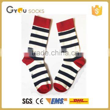 New style wholesale children stripes pattern Socks with logo