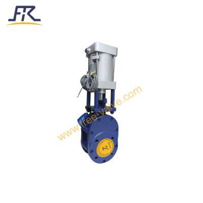 API Pneumatic Ceramic Lined Double Gate Valve photo-2
