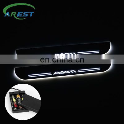 Carest Moving 2PCS LED Door Sill For OPEL ADAM M13 2012-2020 Door Scuff Plate Acrylic Cars Welcome Light Stickers Accessories