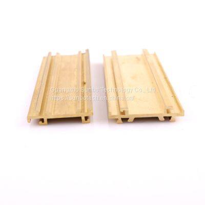 Customized Extruded Brass Profile Brass Window Track photo-3