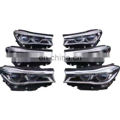 High Quality Aftermarket Full LED Laser Headlamp Headlight for BMW 7 SeriesG12 Head Lamp Head Light 2016-2019 photo-5