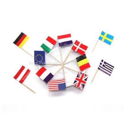 custom food flags cake topper toothpicks cupcake toppers printed flag decoration toothpick flag custom printed cocktail sticks