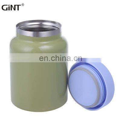 GINT 300ml China Factory Lovely Vacuum Stainless Steel Round Lunch Box