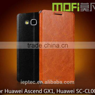 MOFi 6 inch Big Screen Dual Sim Mobile Phones Case for Huawei Ascend GX1 SC-CL00, Flip Leather Case for Huawei Ascend GX1