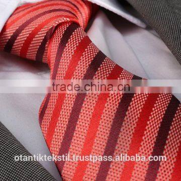 Red Striped, Custom, Silk tie, necktie, neck tie, corbata, gravate, krawatte, cravatta, fashion tie