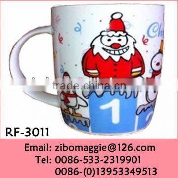 Professional Zibo Made Belly Shape 9oz Porcelain Wine Tasting Cup for Promotion Gift