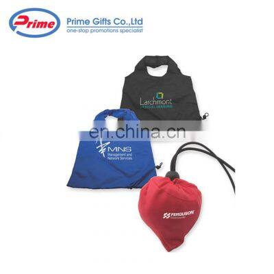 Multi-color Recycle Portable Grocery Custom Logo Polyester Material Tote Shopping Bag Reusable Grocery Bags photo-4