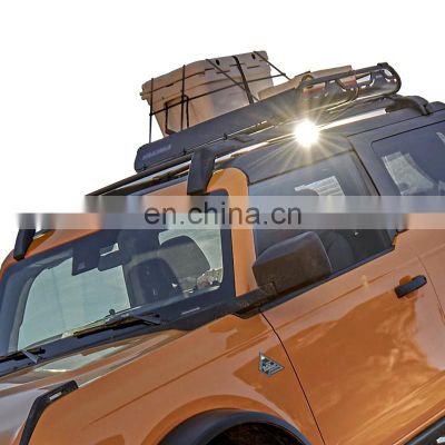 Roof Bars Aluminum Alloy Side Bars Cross Rails Roof Rack Luggage For Ford Hard Top 4 Door Bronco