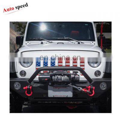 Grill Inserts Mesh American Flag Matte Steel Mesh Grille Grid for Jeep Wrangler JK photo-4