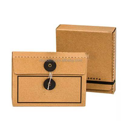 brown kraft paper OEM tea boxes with window