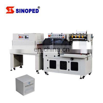 Automatic POF Film Carton Box Case Bottle Heat L Sealing Shrink Tunnel Wrapping Machine