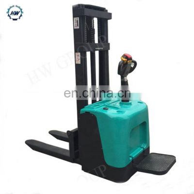 top 5 brand 2000kg adjustable forks portable electric forklift price electric stacker hand pallet