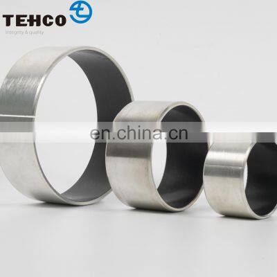 DU Slef-lubricating Bushing Composed of Steel Base and Black PTFE DIN1494 Standard with Tin or Copper Plating for Woven Machine.