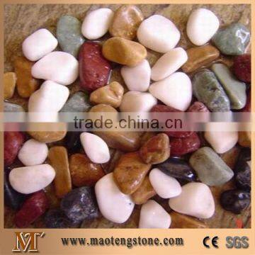 Colorful Pebbles & Gravels, Tumbled Mixed Pebble Stone, Pebble Walkway