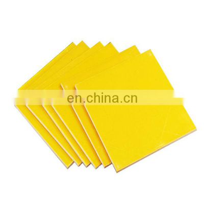 Factory Direct Sales Fiberglass Laminates FR4 Yellow Black Epoxy Glass Fiber Sheet