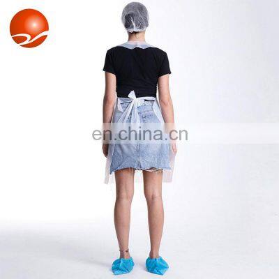 China Wholesale Best Price White /Blue Color Disposable Plastic LDPE PE Apron Protective PPE Kit Rolls Available photo-2
