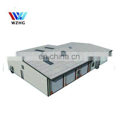 low cost long-span prefabricated steel frame doom warehouse plage prefab steel structure buildings