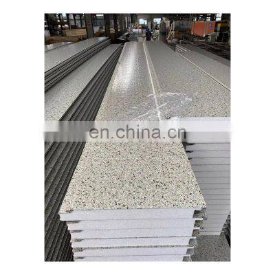 Mid-century modern polyurethane foam insulation panels structural machine 12mm insulated wall panel metal carved sandwich panel