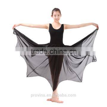 Latest Lyrical Ballet Long Chiffon Dress Sleeveless Sexy Leotard With Long Dress Stage Performance Costumes Dress photo-3