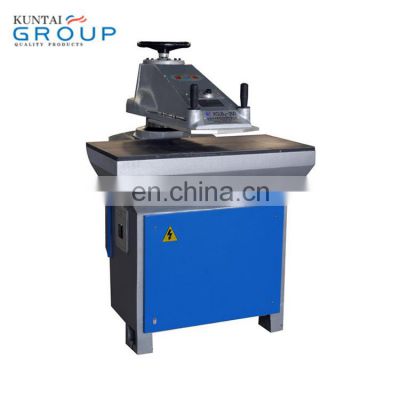 pvc plastic card die clicker presses swing arm cutting machine