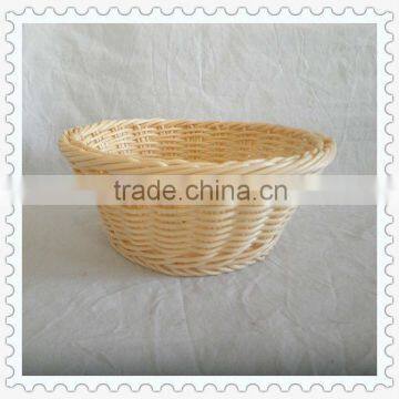 cheap unbreakable recycled plastic woven basket