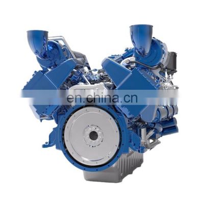 genuine 1104kw/1500hp Weichai Baudouin 12M33 series 12M33C1500-18 marine diesel engine