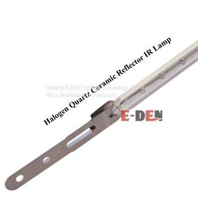 White Ceramic Halogen Infrared Heat Lamp 240V 1000W Quartz Infrared Single Tube Lamp photo-5